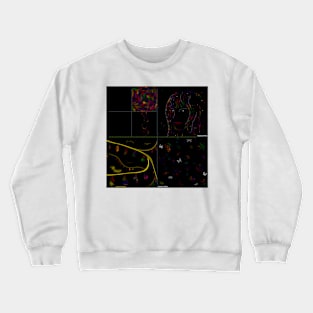 Subtracting Night from Rainbows, full collection Crewneck Sweatshirt